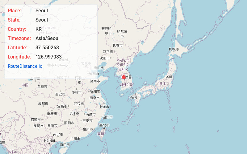 Map of Seoul