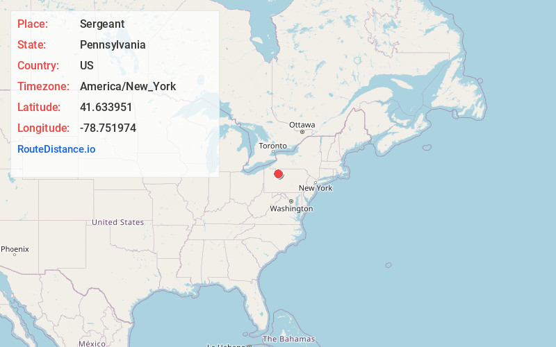 Map of Sergeant