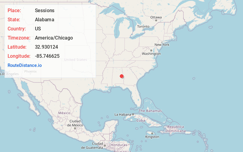 Map of Sessions
