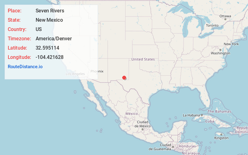 Map of Seven Rivers