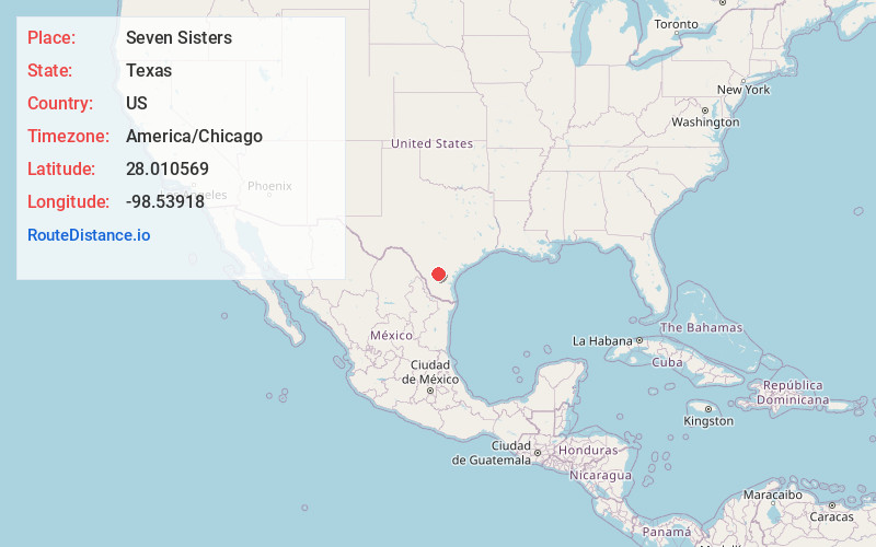 Map of Seven Sisters