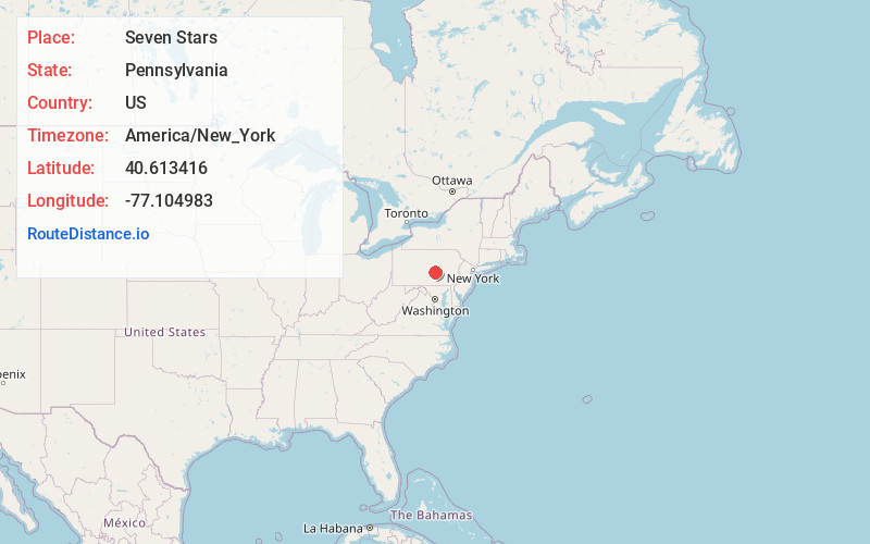 Map of Seven Stars
