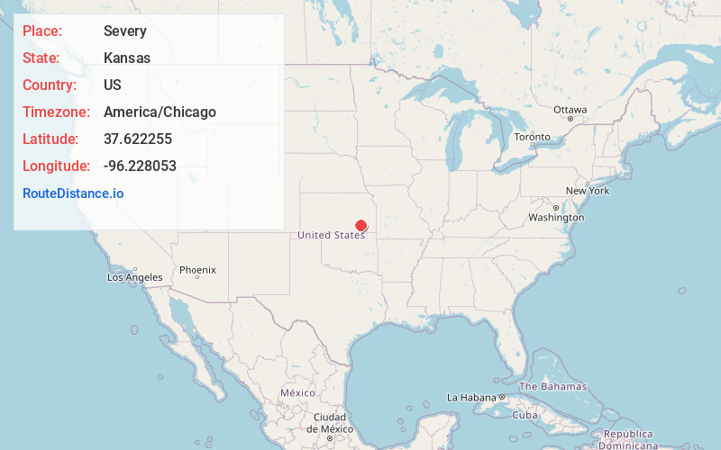 Map of Severy