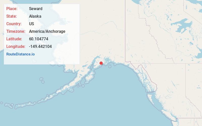 Map of Seward