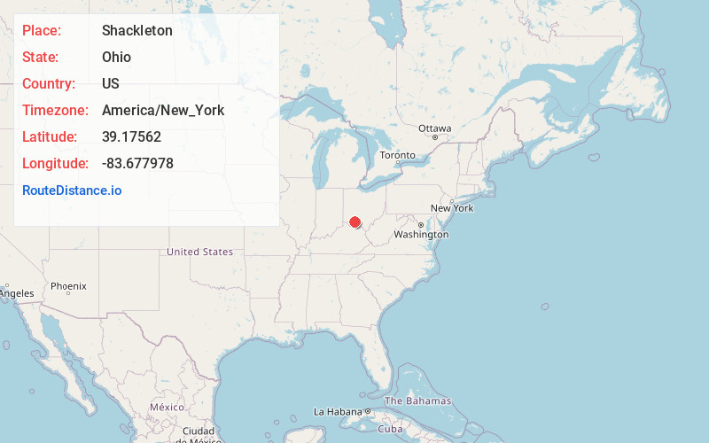 Map of Shackleton