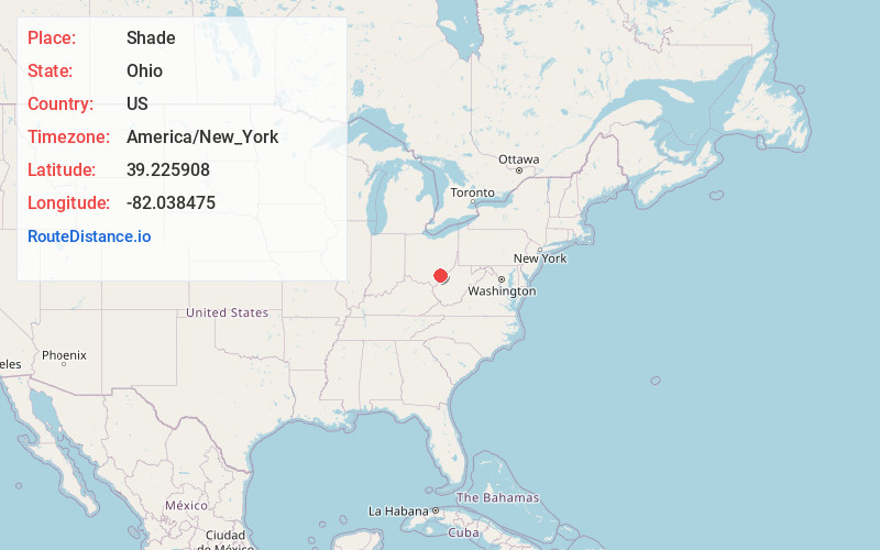 Map of Shade