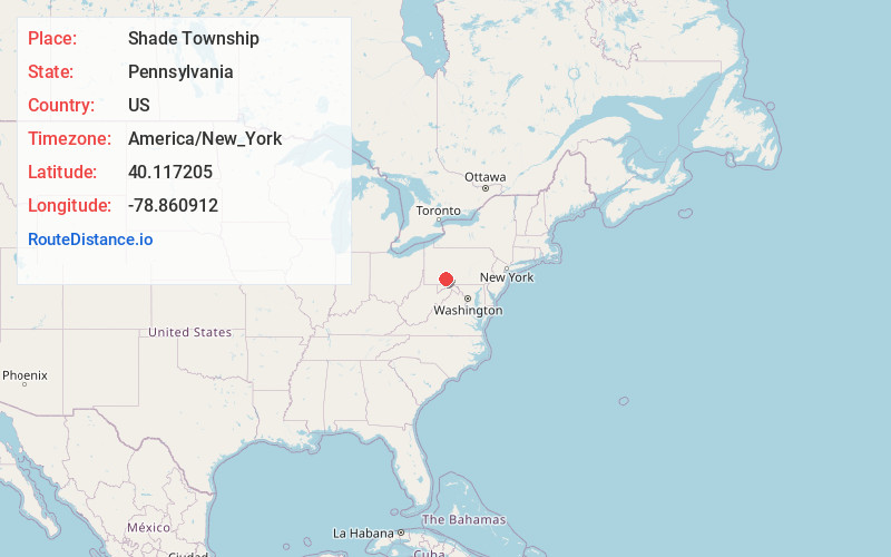Map of Shade Township