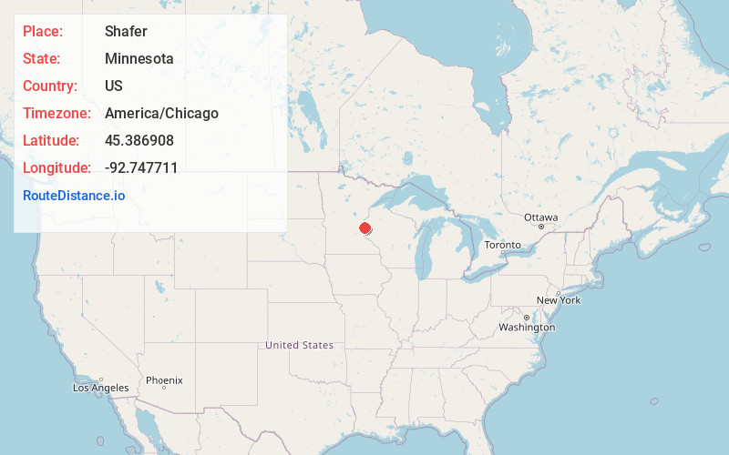 Map of Shafer
