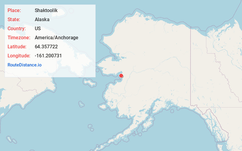Map of Shaktoolik