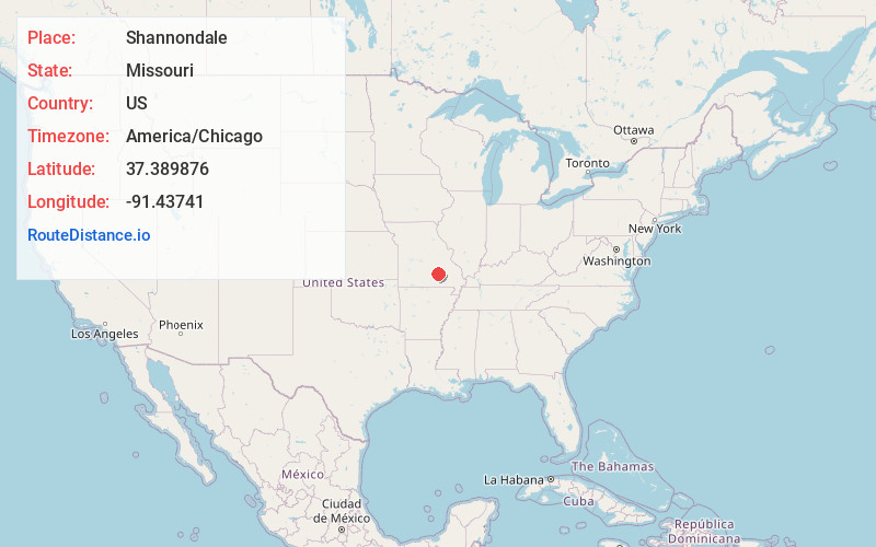 Map of Shannondale