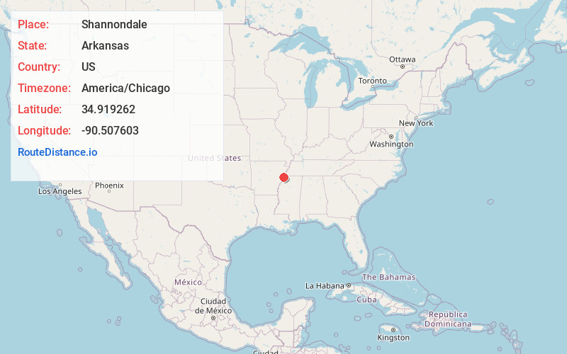 Map of Shannondale