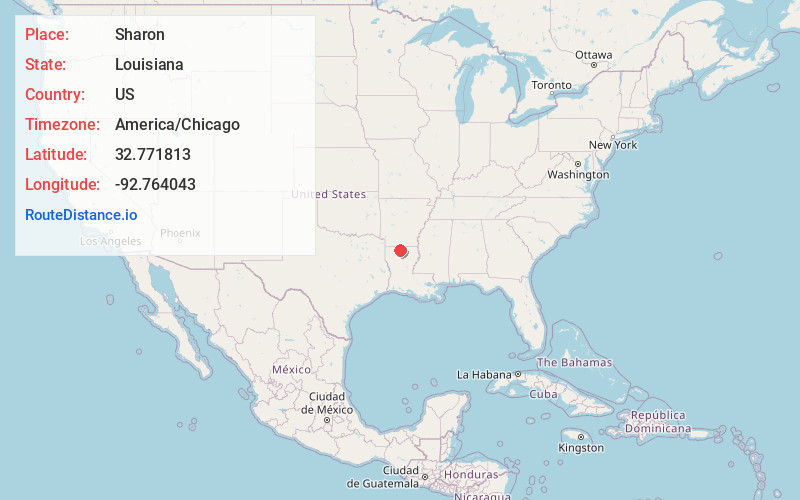 Map of Sharon