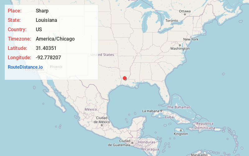 Map of Sharp