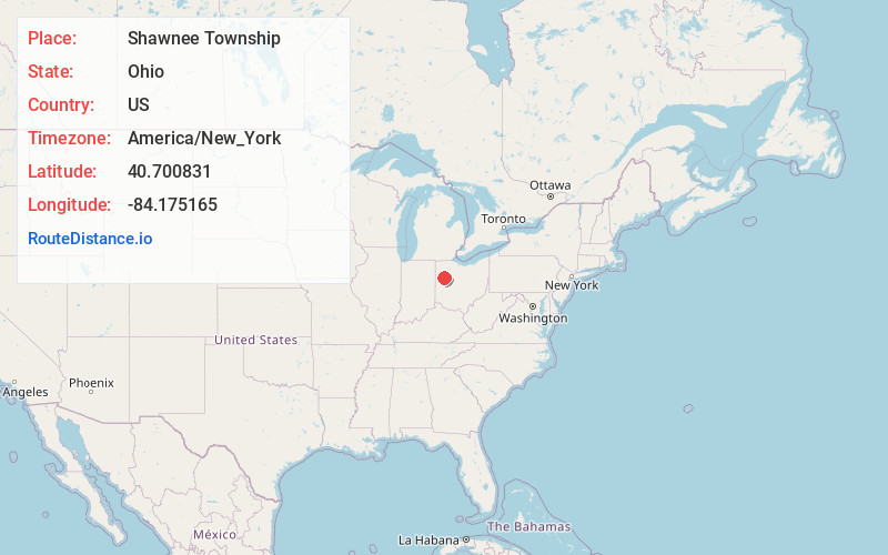 Map of Shawnee Township