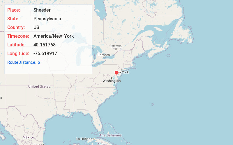 Map of Sheeder