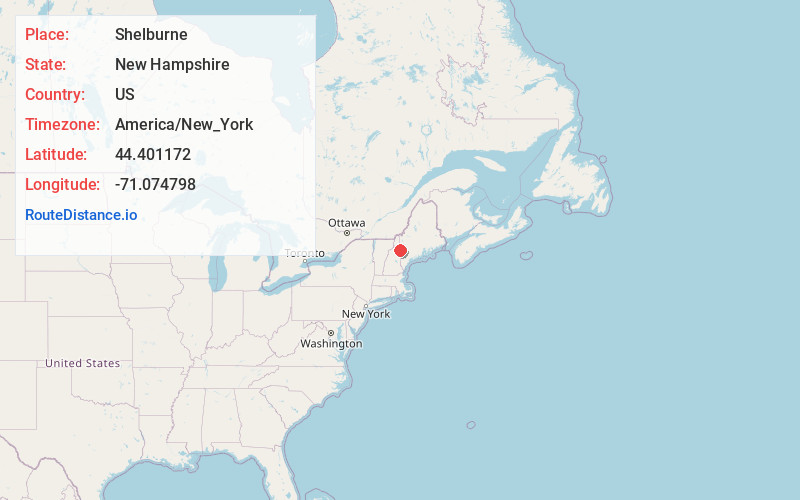 Map of Shelburne