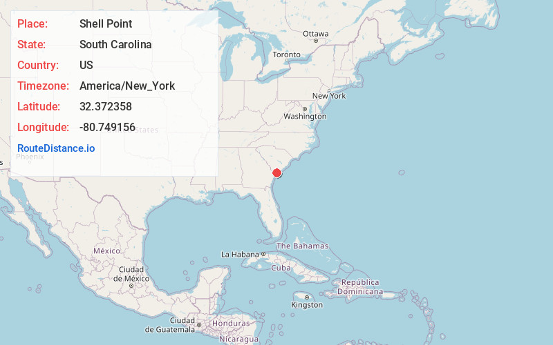 Map of Shell Point