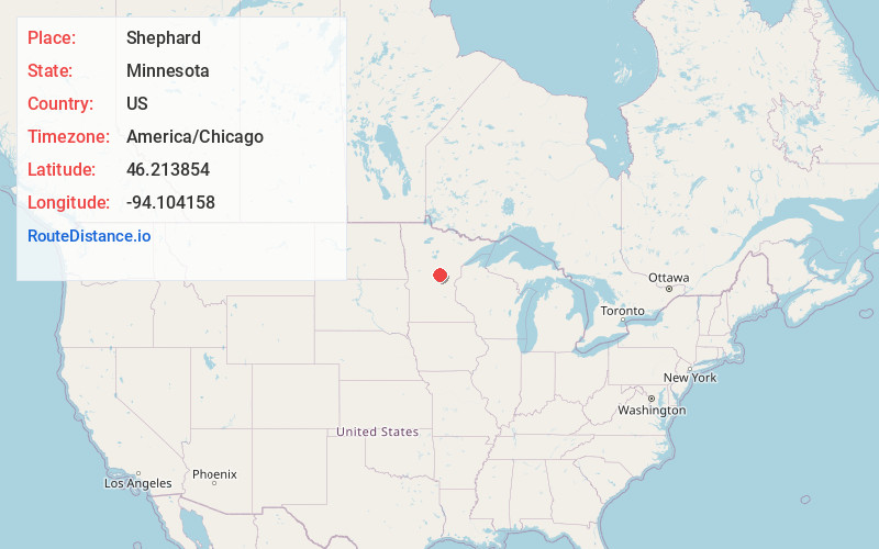 Map of Shephard