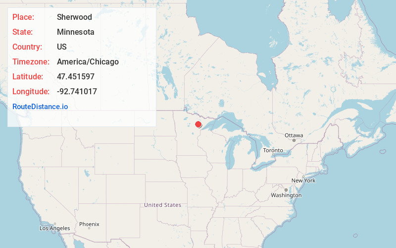 Map of Sherwood