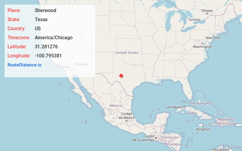 Map of Sherwood