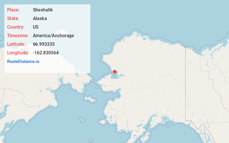 Map of Sheshalik