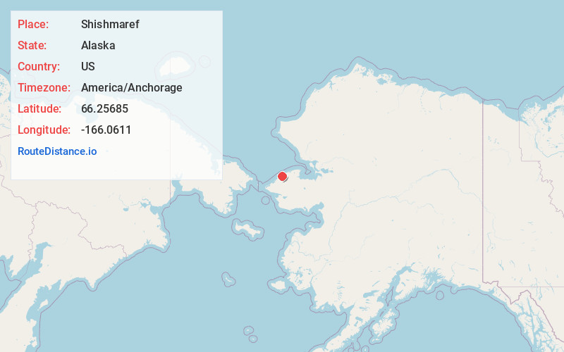 Map of Shishmaref