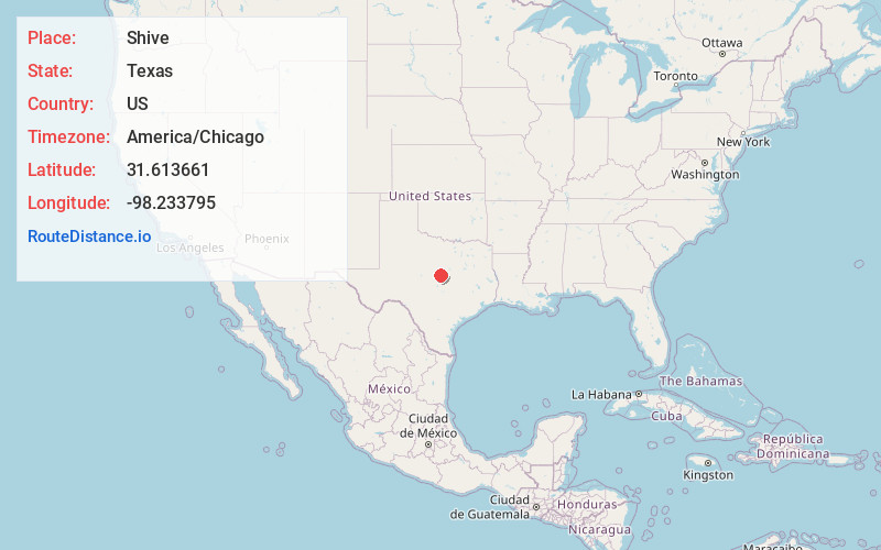 Map of Shive