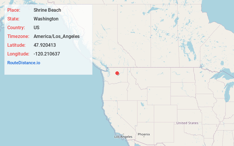 Map of Shrine Beach