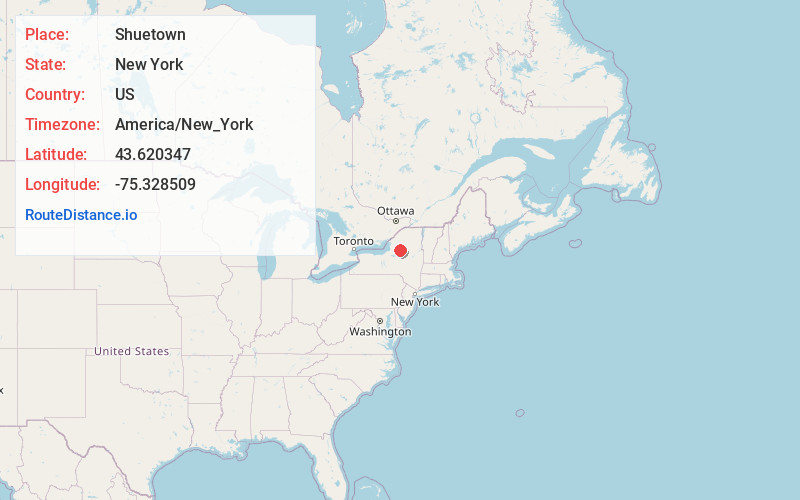 Map of Shuetown