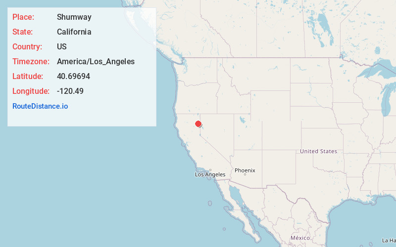 Map of Shumway