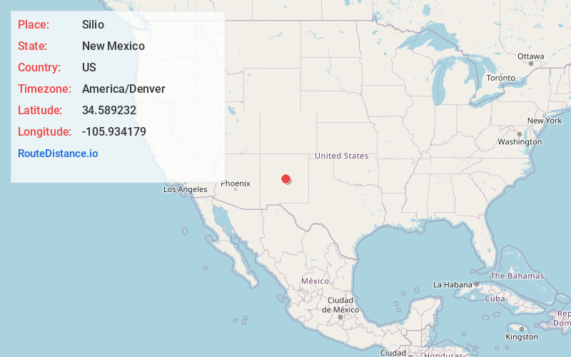 Map of Silio