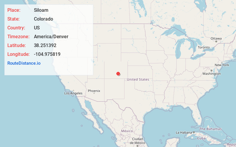 Map of Siloam