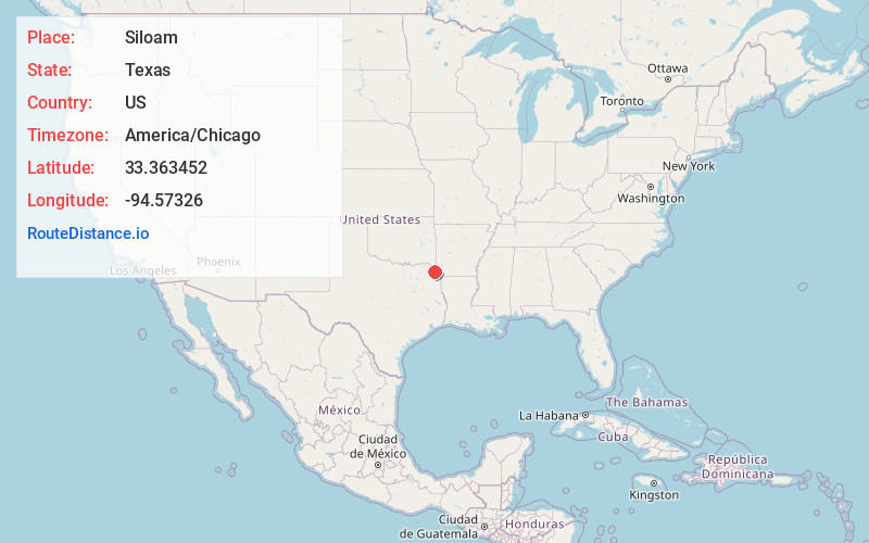 Map of Siloam