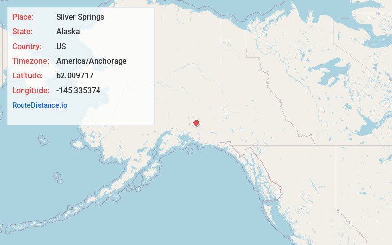 Map of Silver Springs