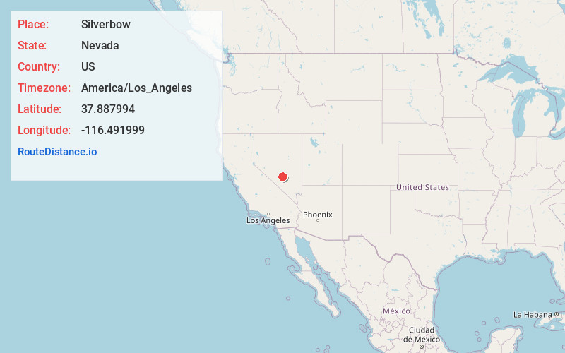 Map of Silverbow