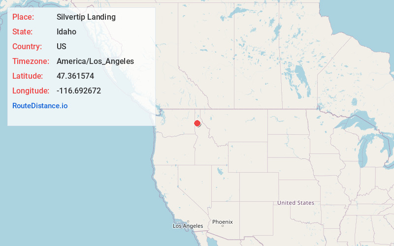 Map of Silvertip Landing