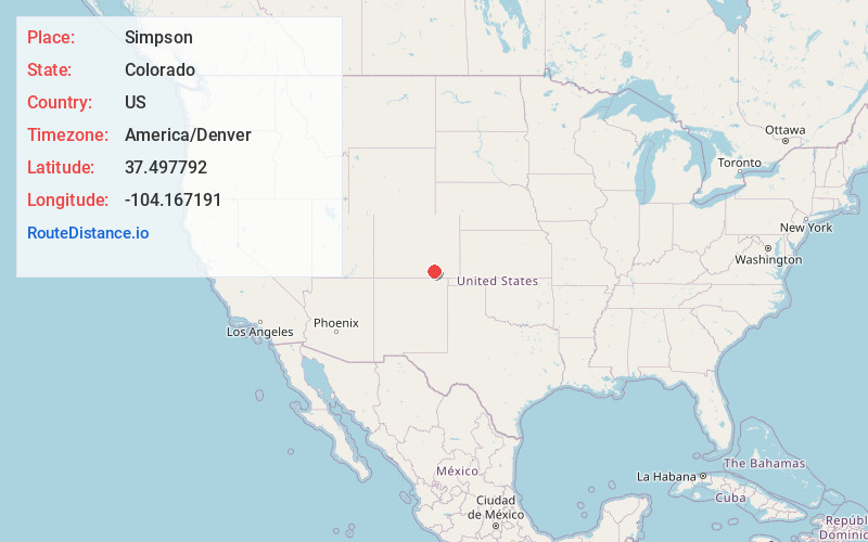Map of Simpson