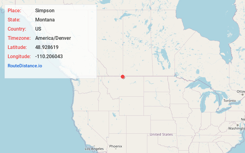 Map of Simpson