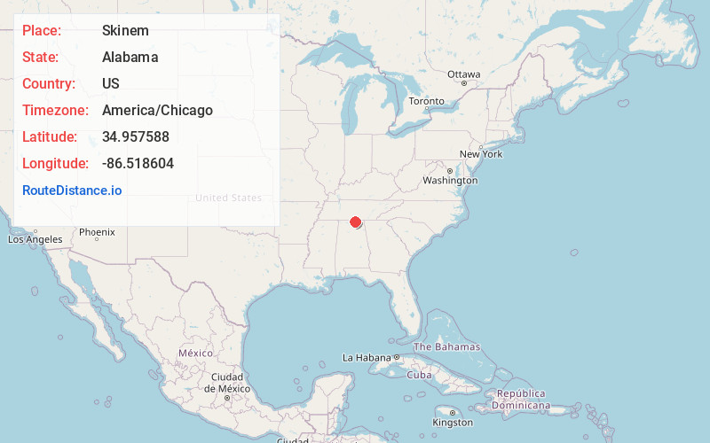 Map of Skinem