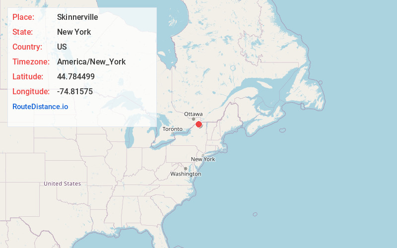 Map of Skinnerville