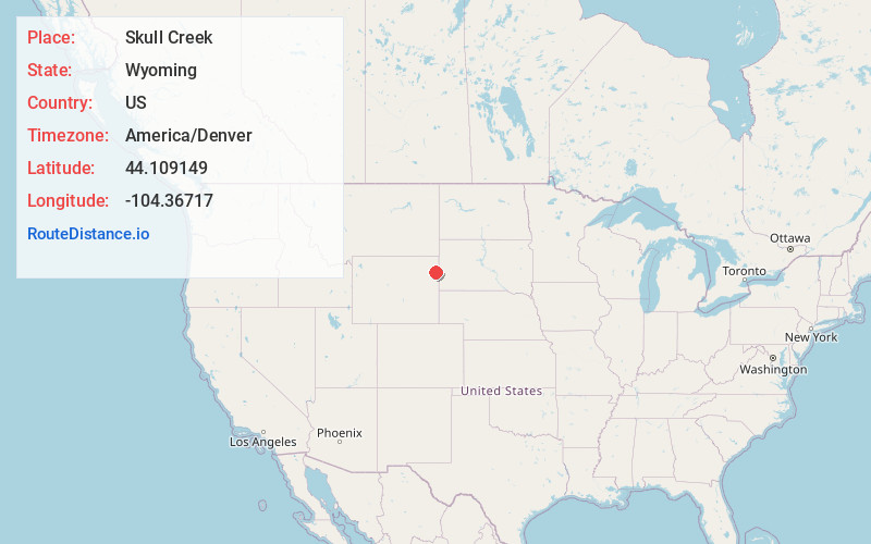 Map of Skull Creek