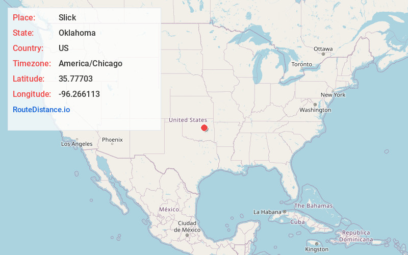 Map of Slick