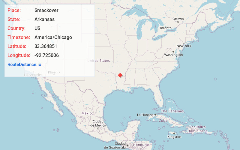 Map of Smackover