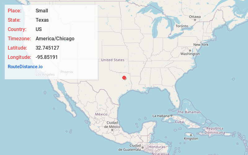 Map of Small