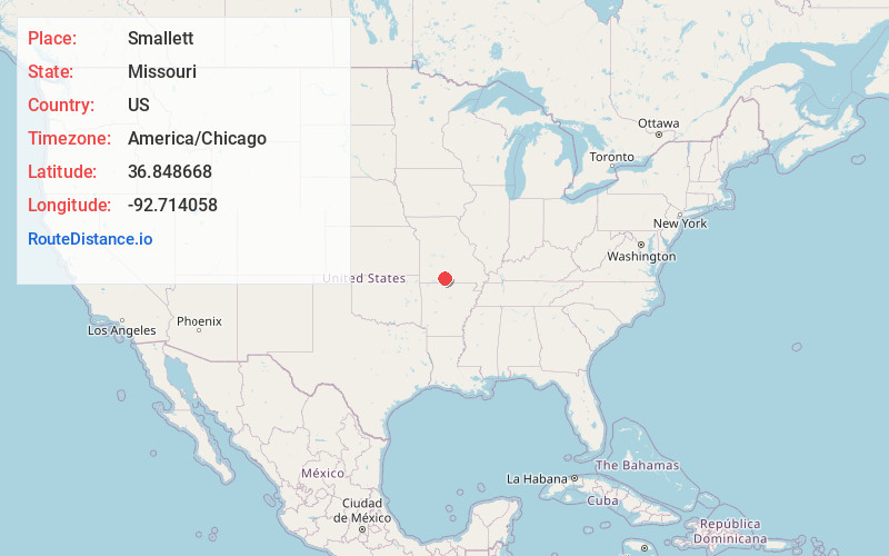 Map of Smallett
