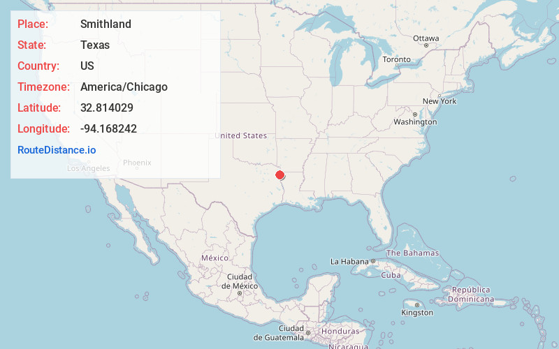 Map of Smithland
