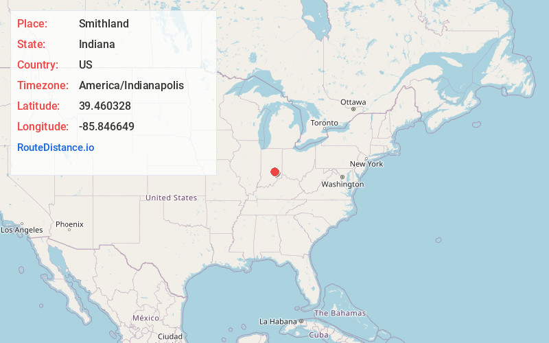 Map of Smithland