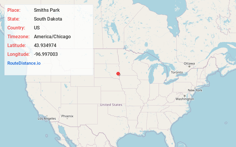 Map of Smiths Park
