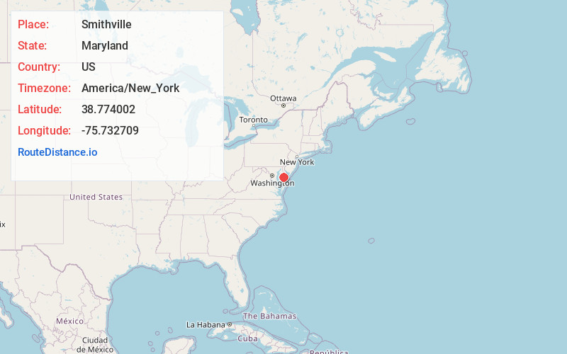Map of Smithville