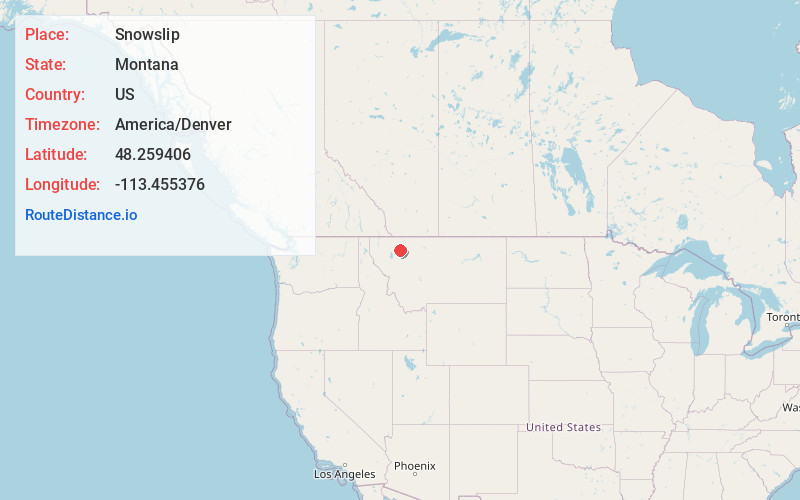 Map of Snowslip